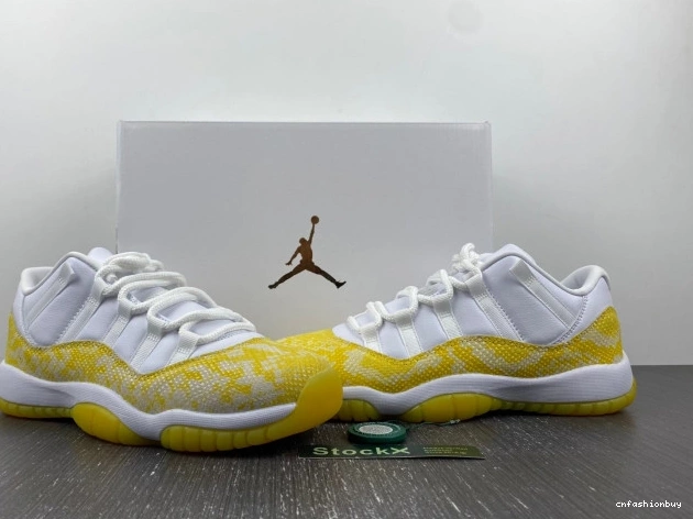 Snakeskin Air Low Jordan Yellow WMNS 11 AH7860-107 1014